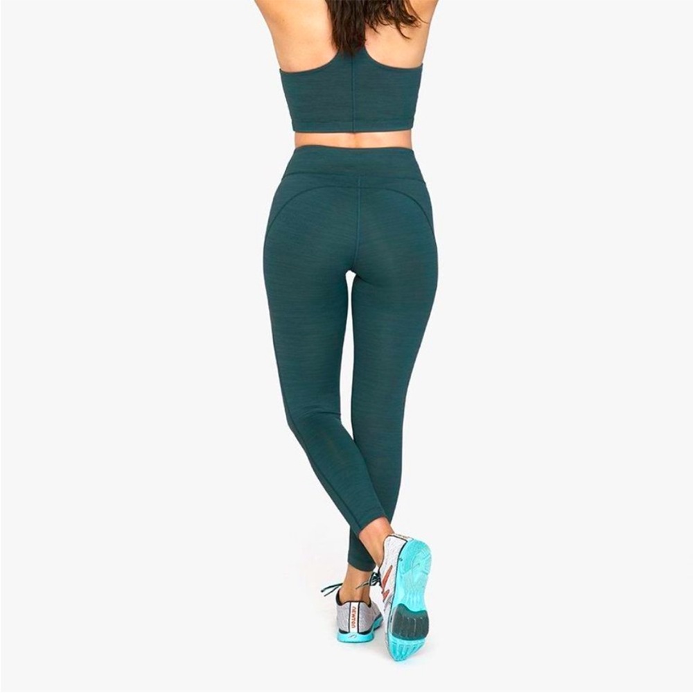 Outdoor Voices Deep Green 7/8 Length Leggings